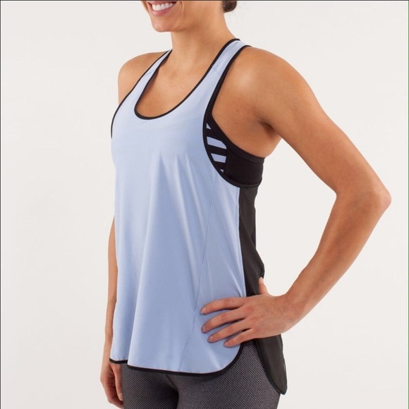 lululemon athletica Tops - Lululemon Pump It Up Tank in polar Haze 10